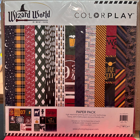 Wizard World Harry Potter Collection Kit 12x12 Paper Pack Colorplay