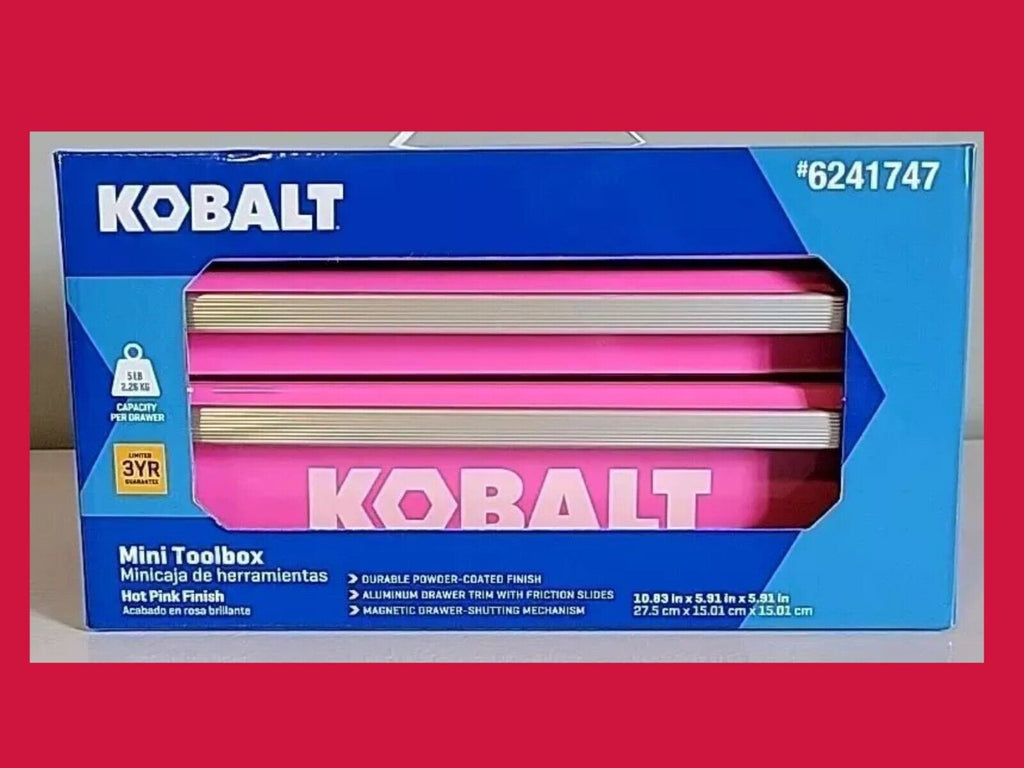 Kobalt Mini Tool Box 25th Anniversary Edition HOT  PINK